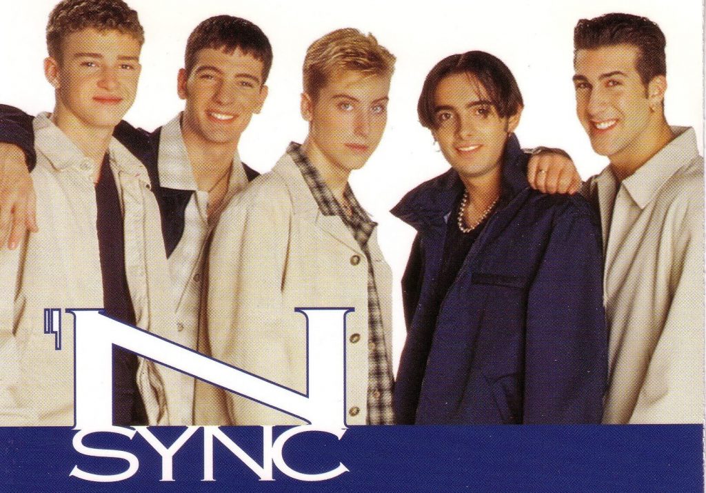 The cover of *NSYNC, one of the greatest bands of all time, featuring the members posing together.